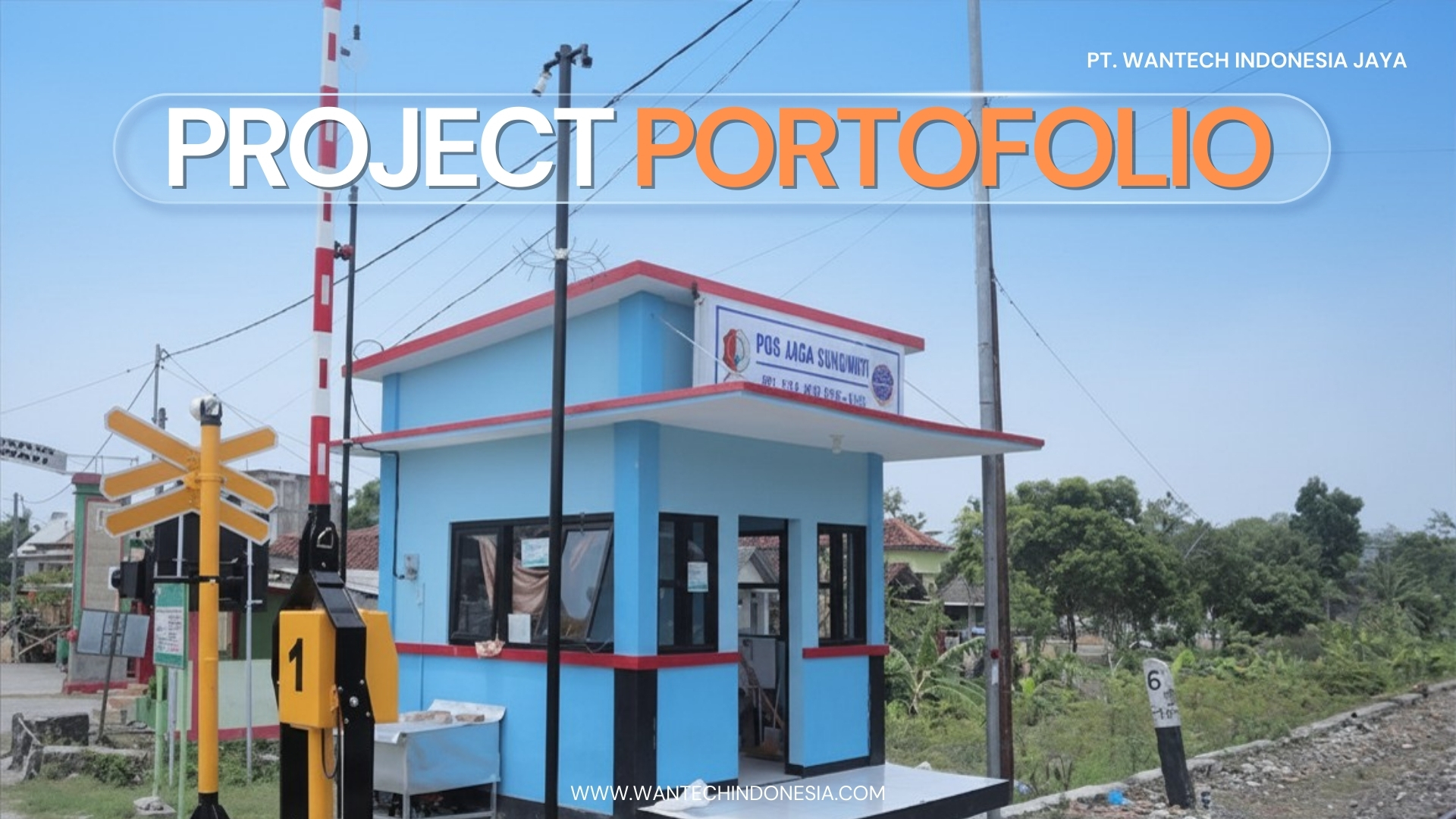 Palang Pintu Perlintasan - Tipe Medium